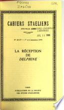 Cahiers Staëliens