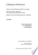 Cahiers suisses de littérature générale et comparée