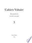 Cahiers Voltaire