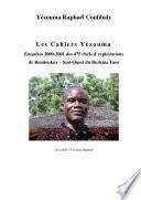 CAHIERS YEZOUMA ENQUETES 2000-2001 DES 475 CHEFS