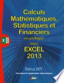 calculs mathematiques, statistiques et financiers avec excel 2013