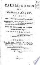 Calembourgs de madame Angot, ou suite Des Calembourgs comme s'il en pleuvoit