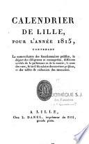 Calendrier de Lille