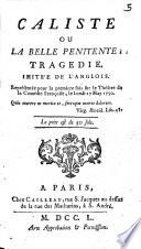 Caliste Ou La Belle Pénitente0