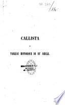 Callista ou tableau historique du IIIe siècle