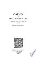 Calvin et ses contemporains