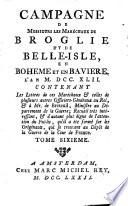 Campagne de Maréchal de Maillebois en Westphalie l'an 1741 et 1742