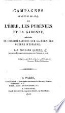 Campagnes de 1813 et de 1814