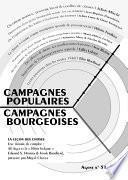 Campagnes populaires, campagnes bourgeoises