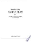 Camus à Oran