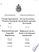 Canada Agricultural Products Standards Act
