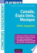 Canada, Etats-Unis, Mexique - Capes-Agrégation