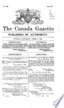 Canada Gazette