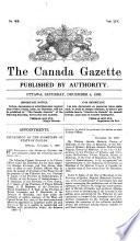 Canada Gazette