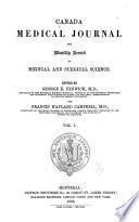 Canada Medical Journal and Monthly Record of Medical and Surgical Science