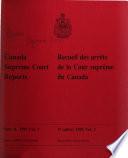 Canada Supreme Court Reports