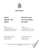 Canada Supreme Court Reports