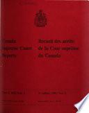 Canada Supreme Court Reports
