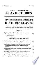 Canadian-American Slavic Studies