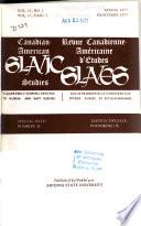 Canadian-American Slavic Studies