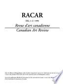 Canadian Art Review