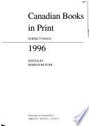 Canadian Books in Print