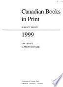 Canadian Books in Print