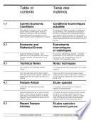 Canadian Economic Observer