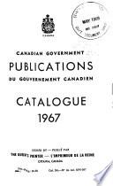Canadian Government Publications