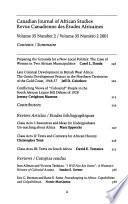 Canadian Journal of African Studies