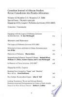 Canadian Journal of African Studies