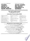 Canadian Journal of Fisheries and Aquatic Sciences