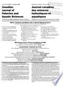Canadian Journal of Fisheries and Aquatic Sciences