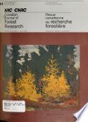 Canadian Journal of Forest Research
