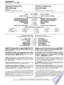 Canadian Journal of Microbiology