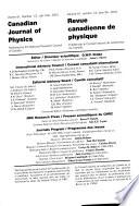 Canadian Journal of Physics