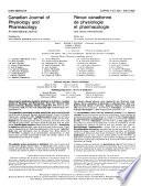 Canadian Journal of Physiology and Pharmacology