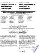 Canadian Journal of Physiology and Pharmacology