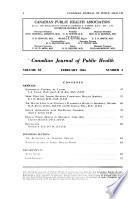 Canadian Journal of Public Health