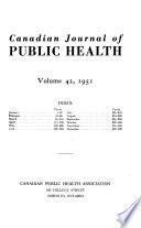 Canadian Journal of Public Health