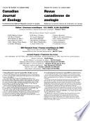 Canadian Journal of Zoology