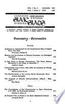 Canadian Slavic Studies