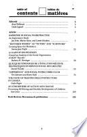 Canadian Social Work Review