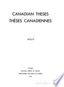 Canadian Theses