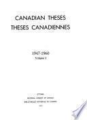 Canadian Theses