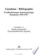Canadiana-Bibliographie