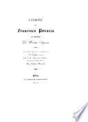 Canzone di Francesco Petrarca a laude di Nostra Signora