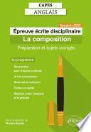 Capes Anglais. Épreuve écrite disciplinaire. Session 2022