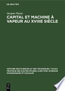 Capital et machine à vapeur au XVIIIe siècle