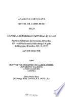 Capitula generalia Cartusiae, 1416-1442